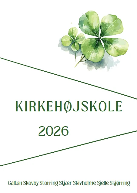 Forside til kirkehøjskolefolder